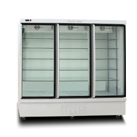 فریزرهای ویترینی ایستاده سه درب مدل الماس یکطرفه