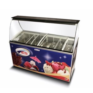 فریزرهای تاپینگ بستنی درب کشویی گل سرد