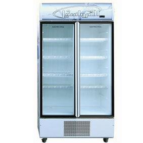یخچال ایستاده ویترینی نسرین دو درب مگنتی
