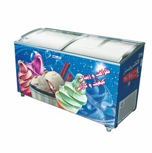 فریزرهای درب کشویی گل سرد بزرگ