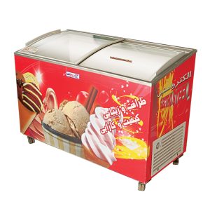 فریزرهای درب کشویی گل سرد متوسط