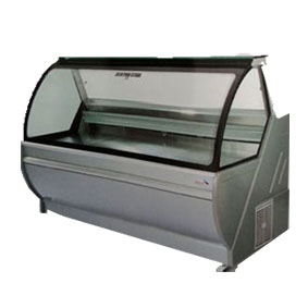 یخچال ویترینی مدل غزال شیشه خم شیشه ثابت ( یک و نیم متری )
