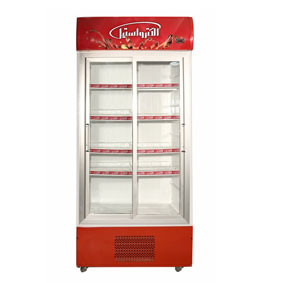 یخچال ایستاده ویترینی نسترن درب کشویی